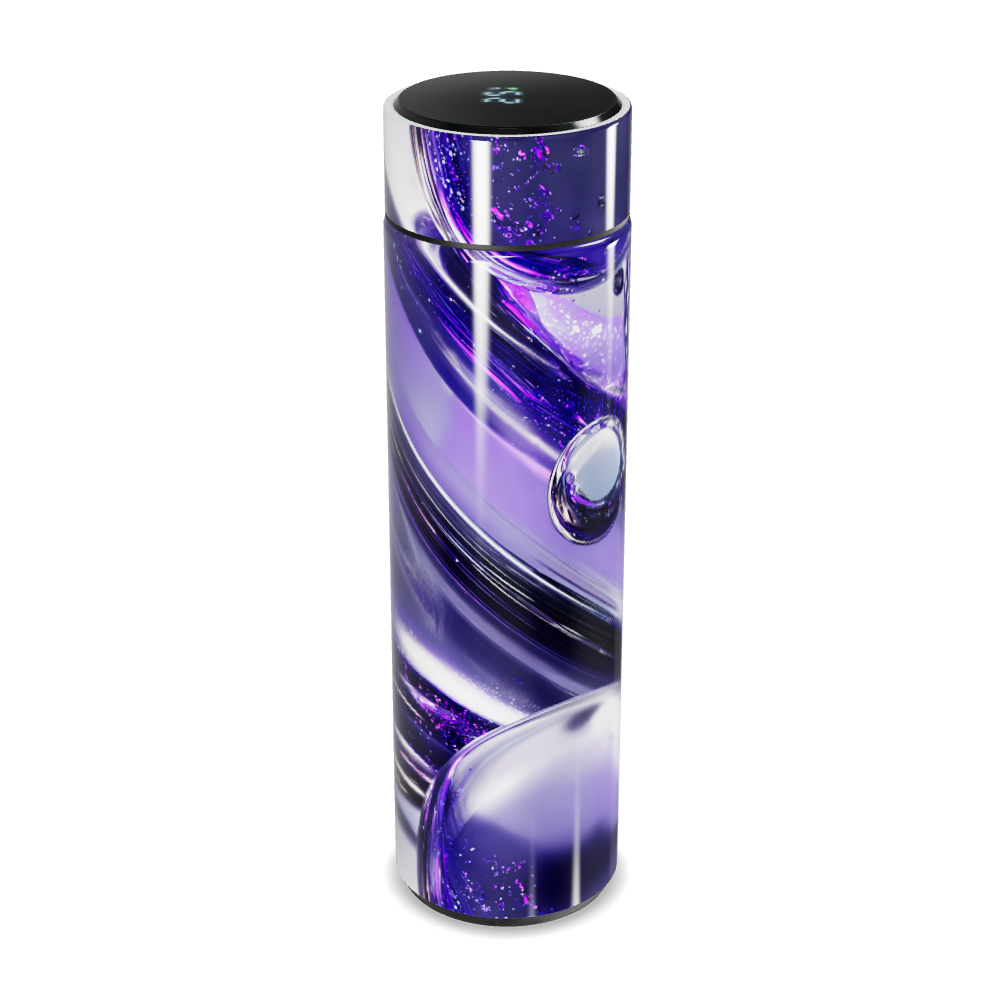 Garrafa Térmica Touch - Roxa com Display Digital