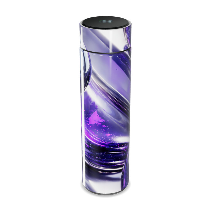 Garrafa Térmica Touch - Roxa com Display Digital