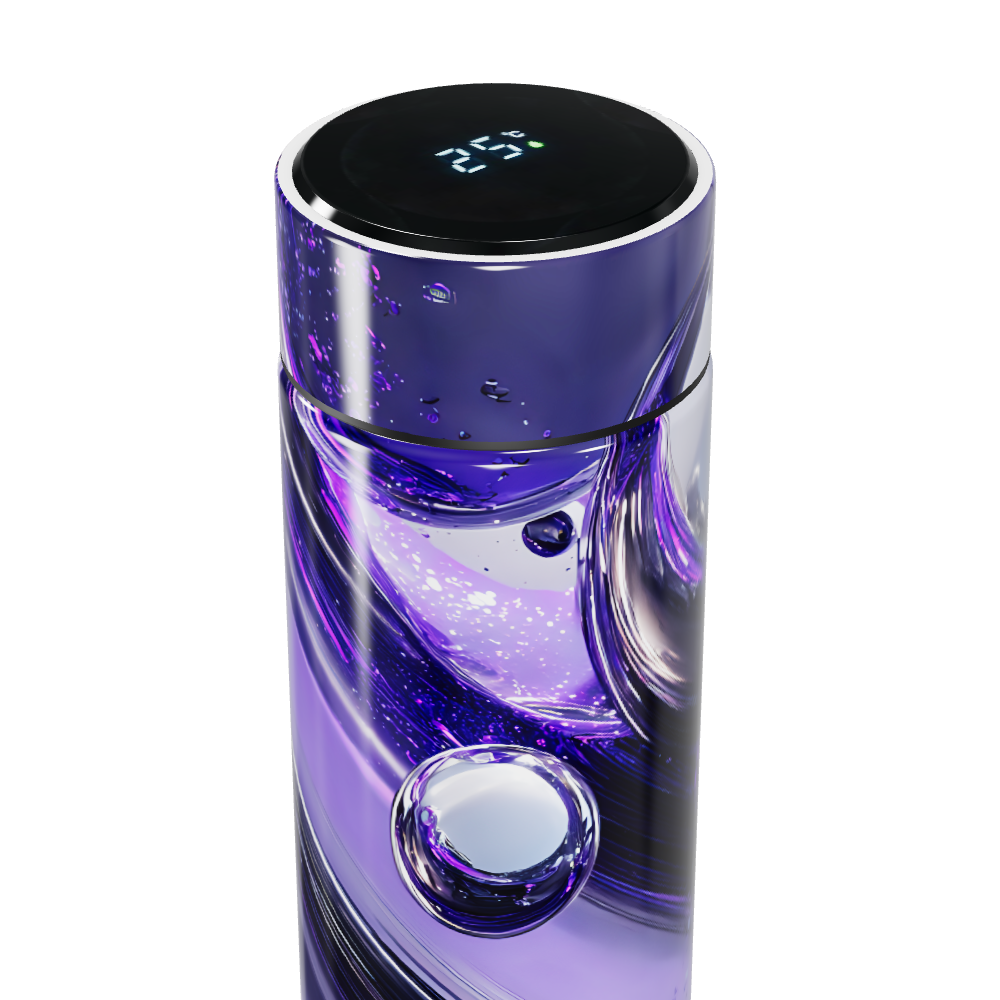 Garrafa Térmica Touch - Roxa com Display Digital