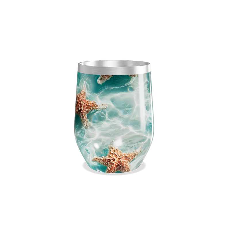 Copo Térmico Slim - Estampa Marinha Azul