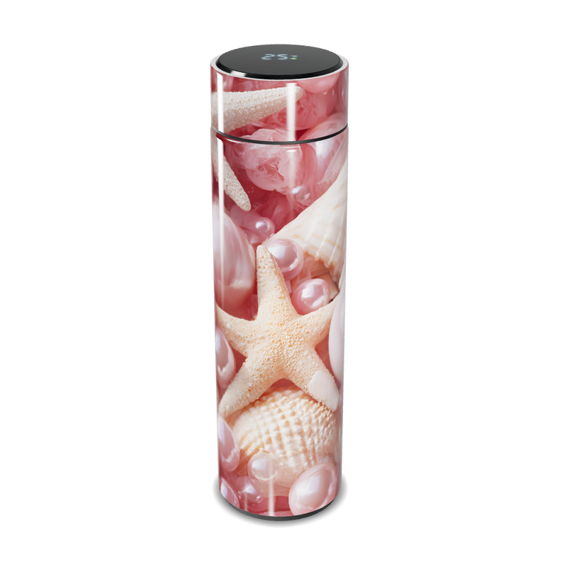 Garrafa Térmica Touch - Conchas Rosa