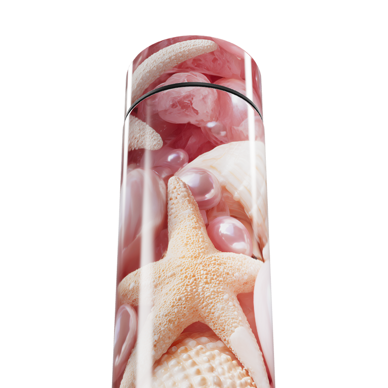 Garrafa Térmica Touch - Conchas Rosa