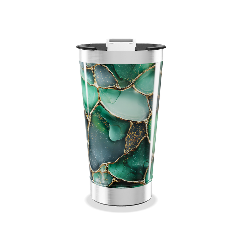 Copo Térmico - Verde Marmorizado