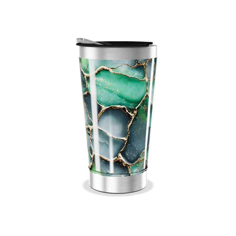 Copo Térmico - Verde Marmorizado