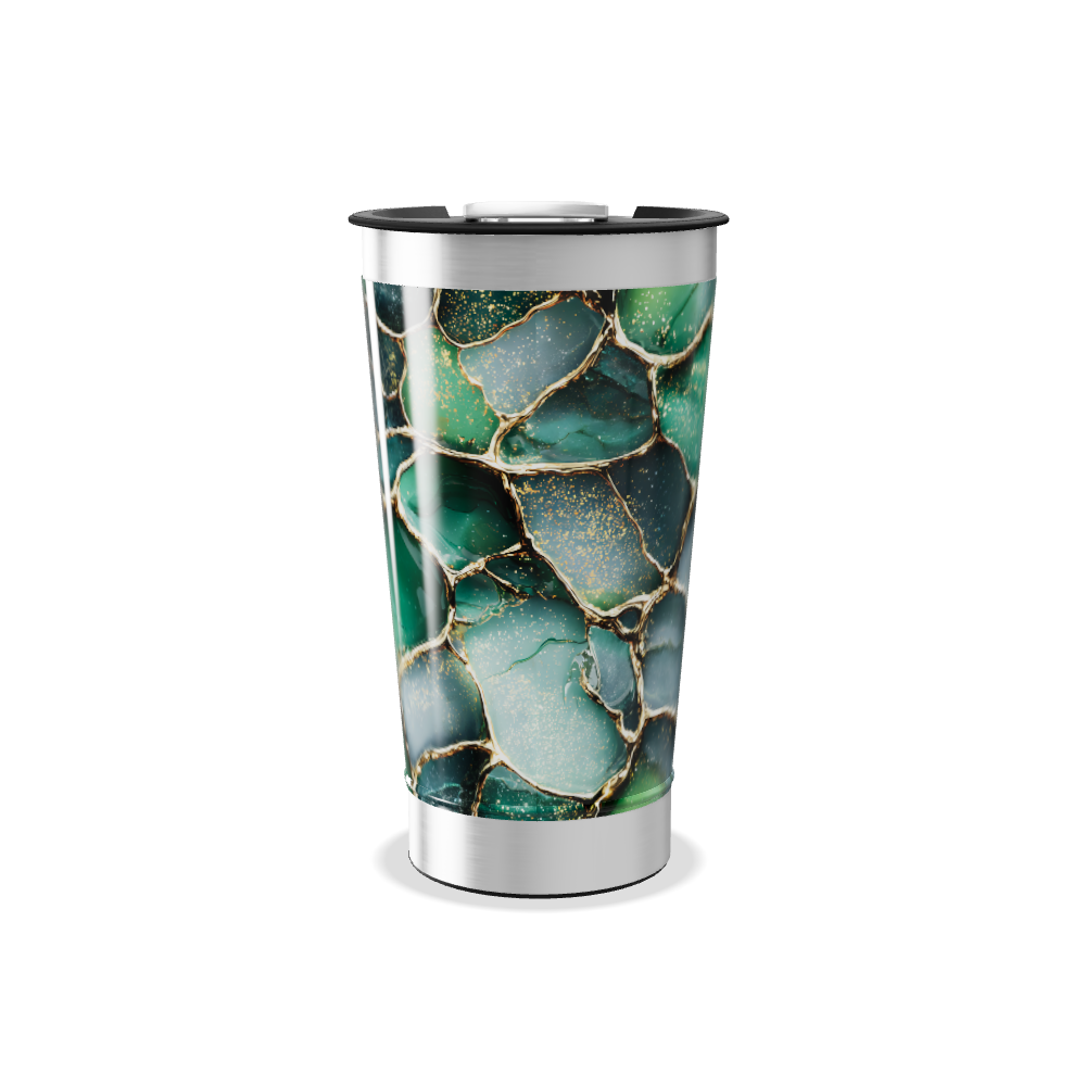 Copo Térmico - Verde Marmorizado