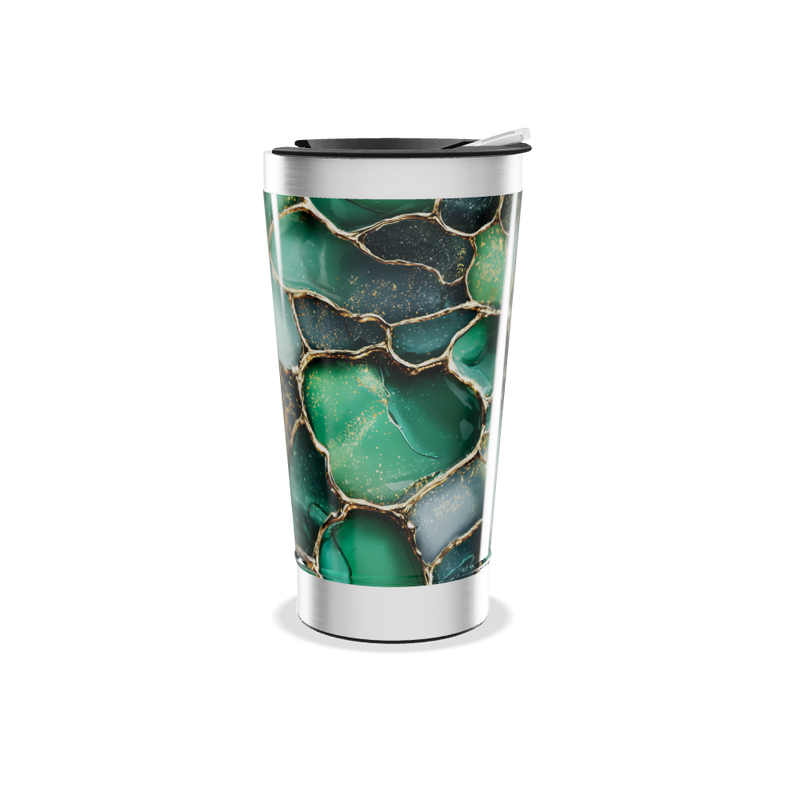Copo Térmico - Verde Marmorizado