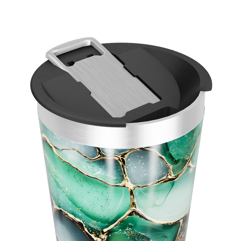 Copo Térmico - Verde Marmorizado