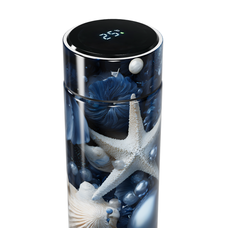 Garrafa Térmica Touch - Marinha Azul Estrelas