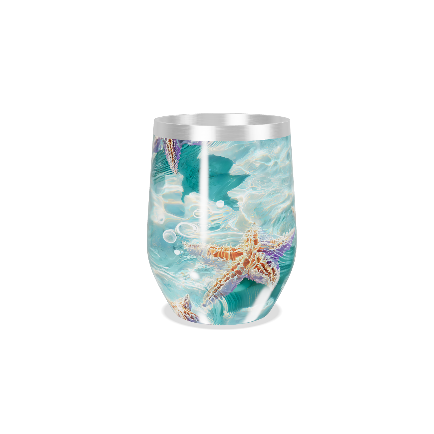 Copo Térmico Slim - Estrelas do Mar Aço Inox