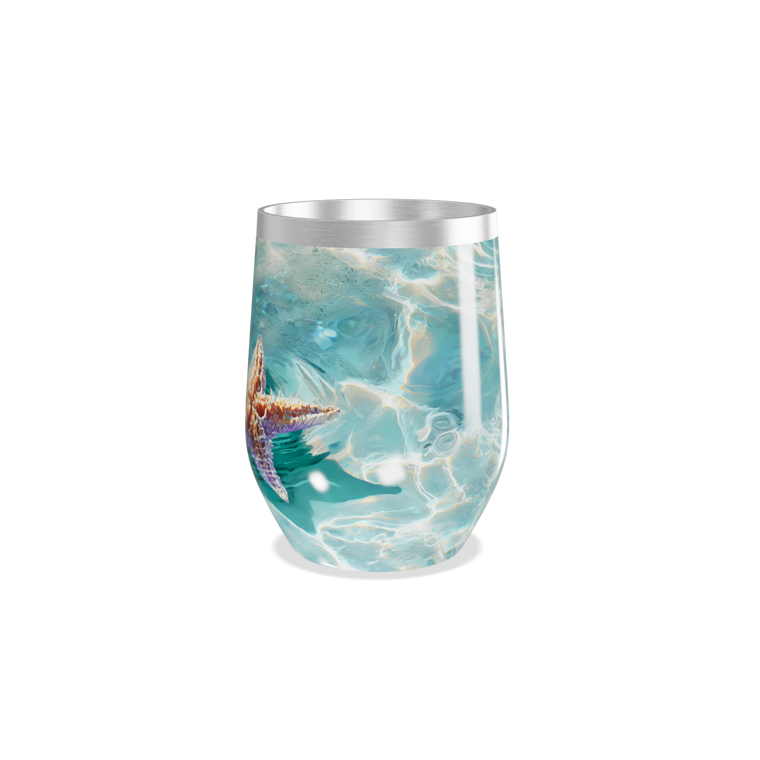 Copo Térmico Slim - Estrelas do Mar Aço Inox