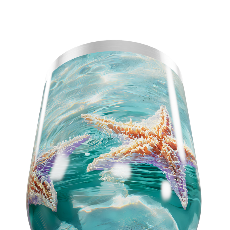 Copo Térmico Slim - Estrelas do Mar Aço Inox