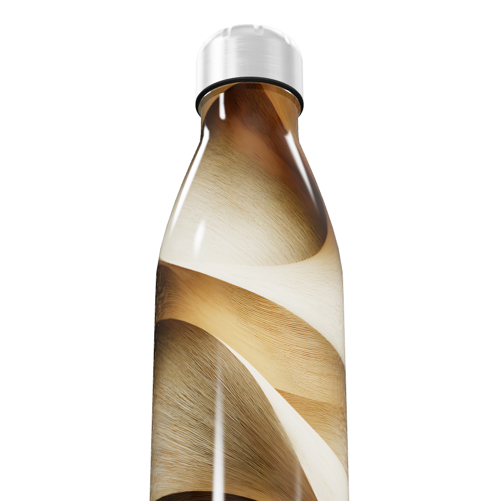 Garrafa Inox - Estampa Madeira 500ml