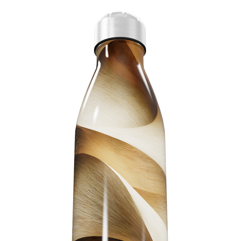 Garrafa Inox - Estampa Madeira 750ml