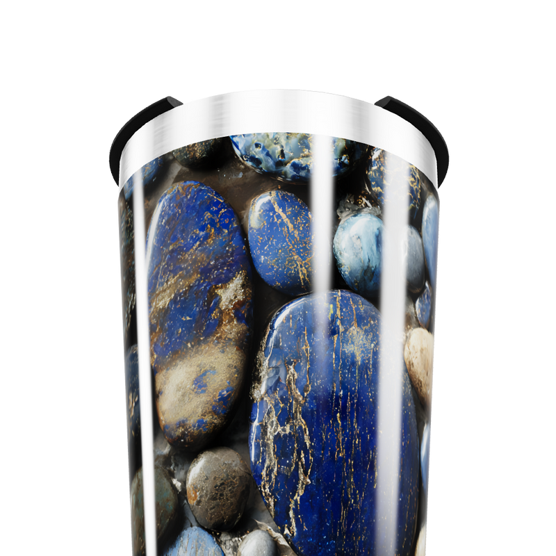 Copo Térmico - Estampa Pedras Azul