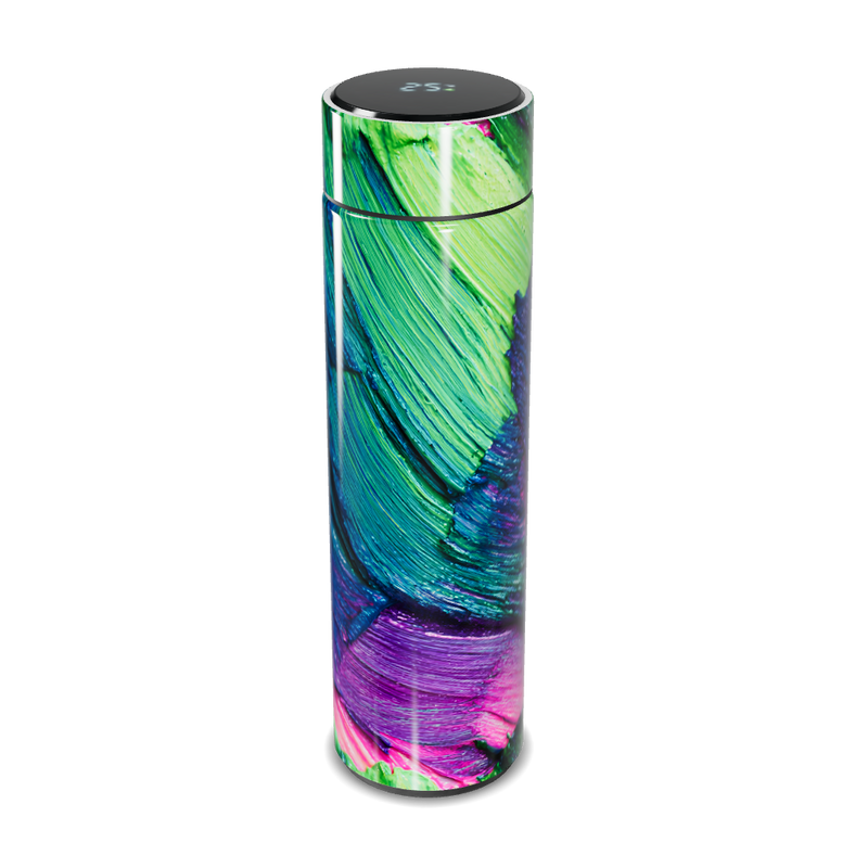 Garrafa Térmica Touch - Multicolorida Abstrata