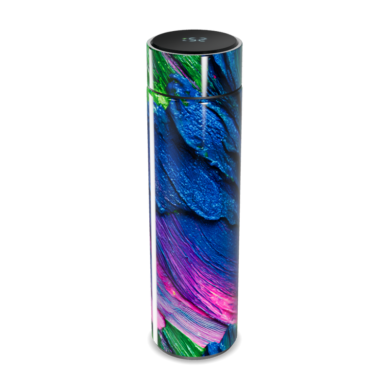 Garrafa Térmica Touch - Multicolorida Abstrata