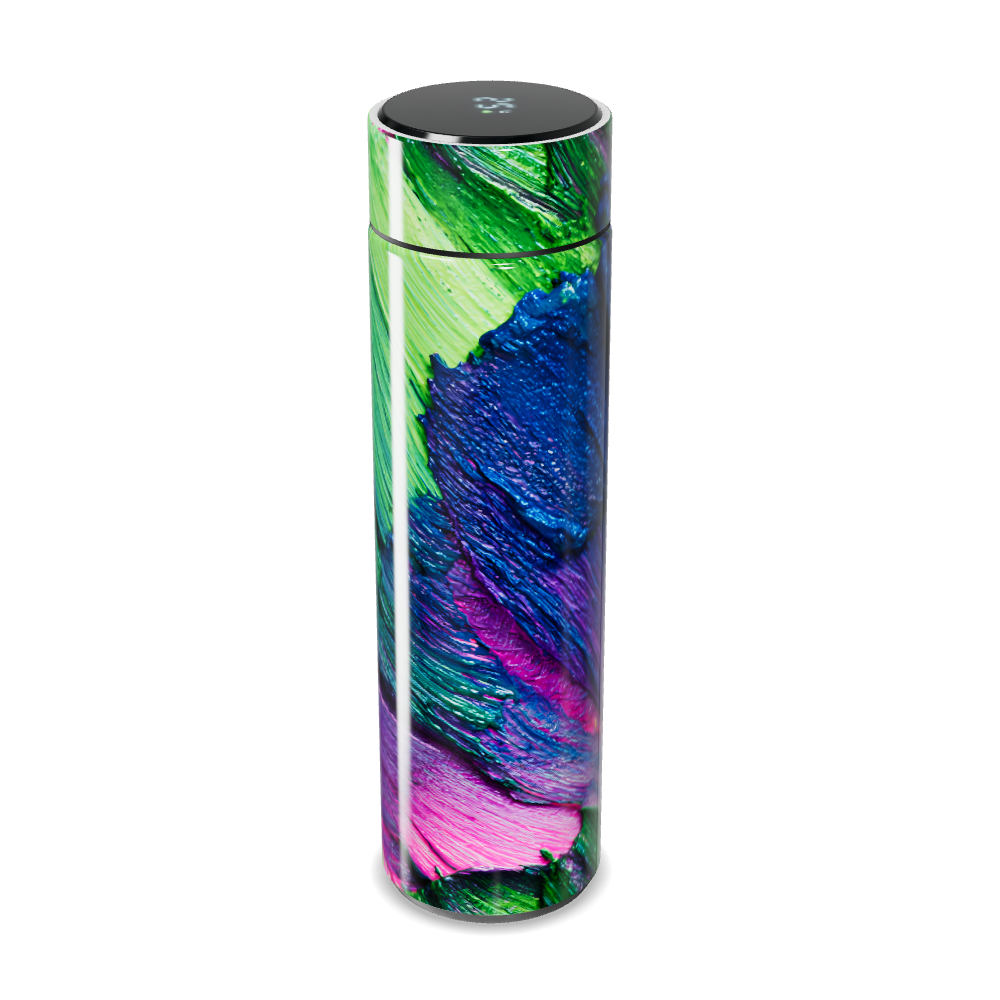 Garrafa Térmica Touch - Multicolorida Abstrata