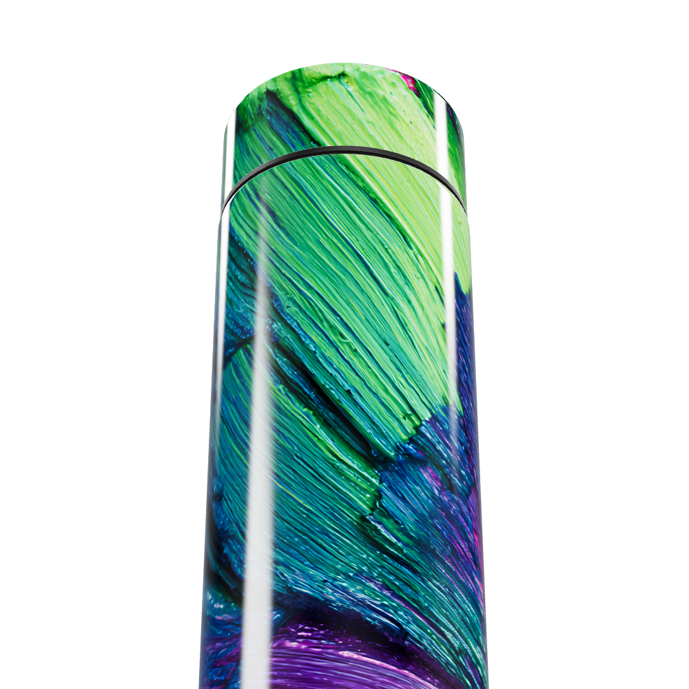 Garrafa Térmica Touch - Multicolorida Abstrata