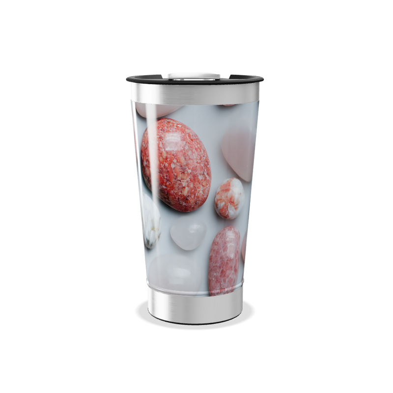 Copo Térmico - Estampa Pedras Coloridas