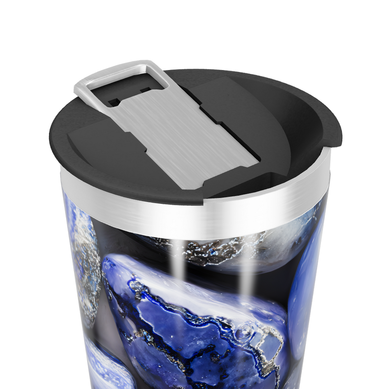 Copo Térmico - Pedras Azuis Aço Inox