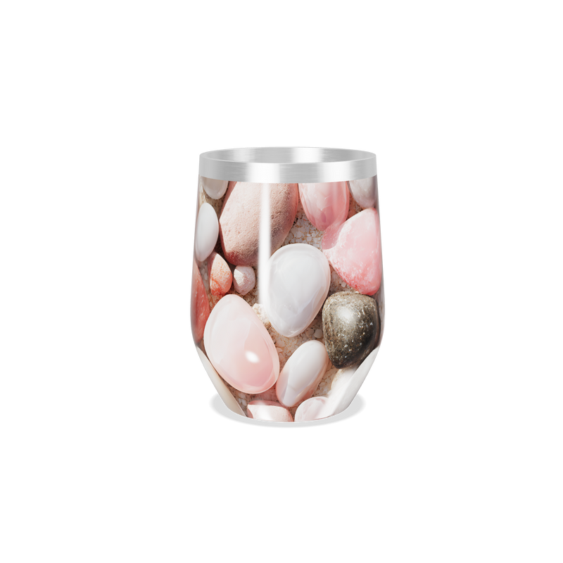 Copo Térmico Slim - Design Pedras Coloridas