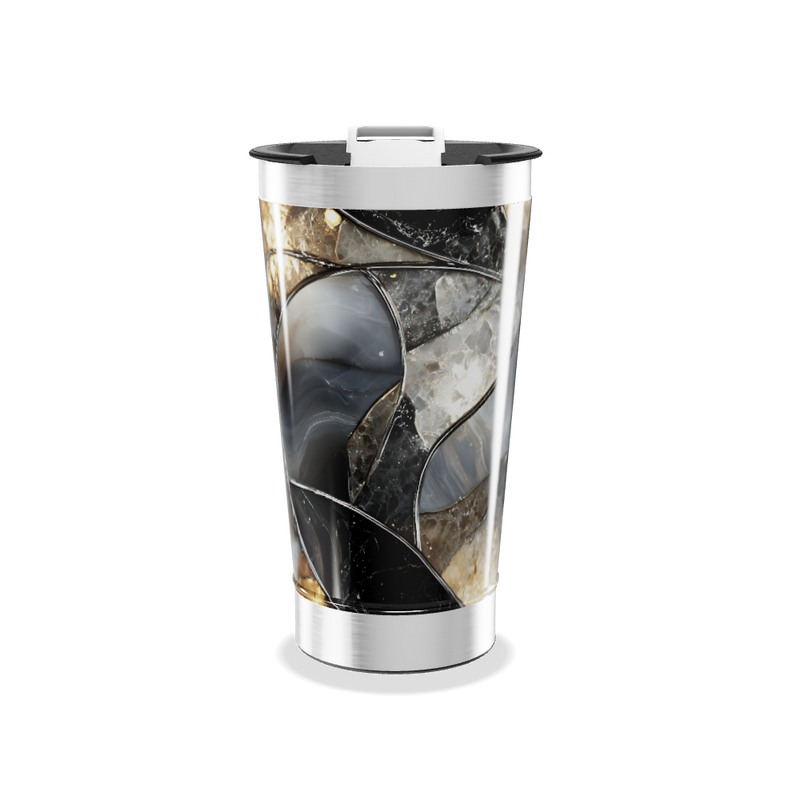 Copo Térmico - Vidro Colorido