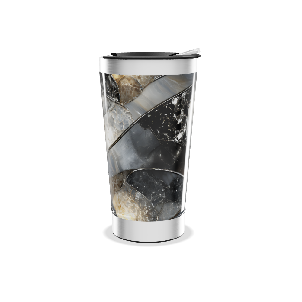 Copo Térmico - Vidro Colorido