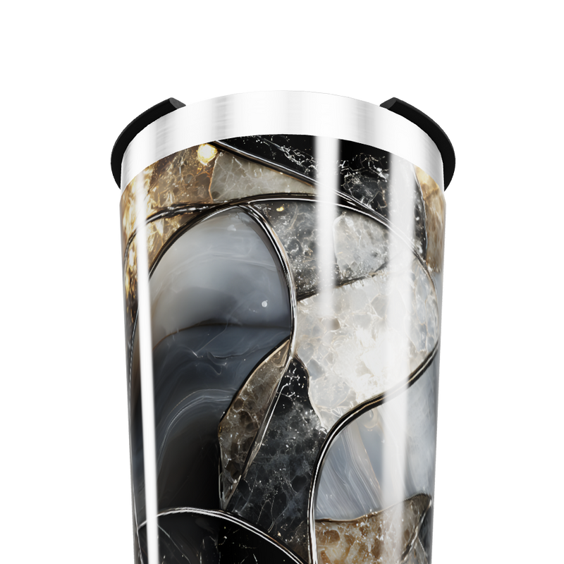 Copo Térmico - Vidro Colorido