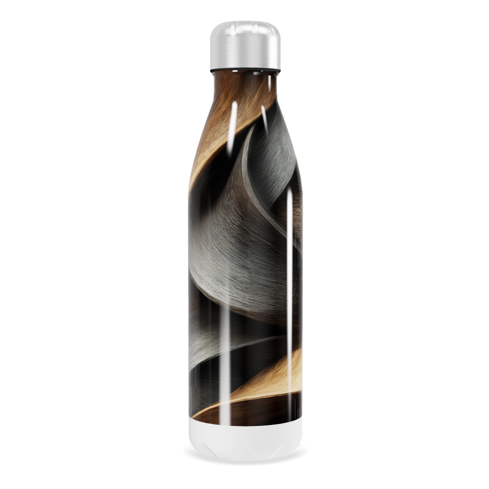 Garrafa Inox - Estampa Espiral Colorida