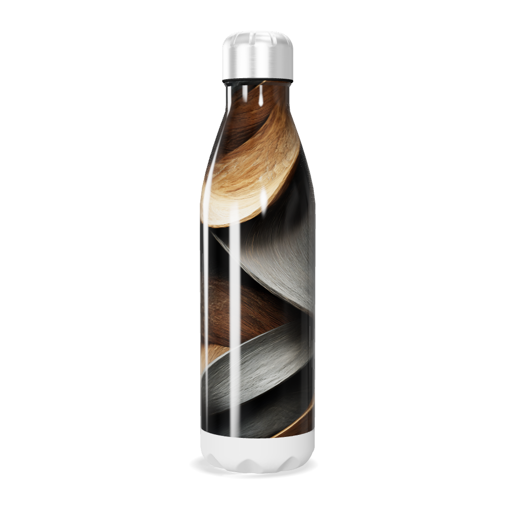 Garrafa Inox - Estampa Espiral Colorida