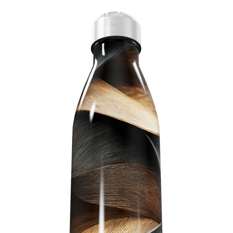 Garrafa Inox - Estampa Espiral Colorida