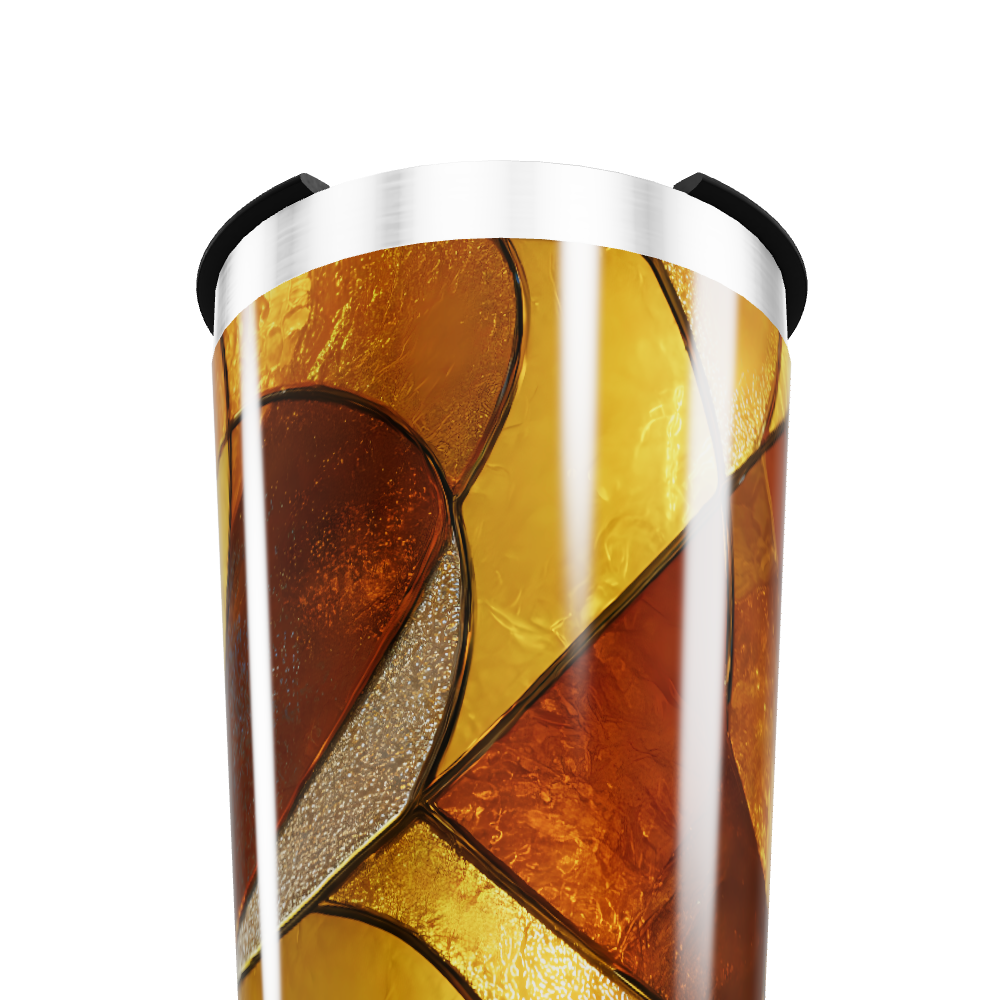 Copo Térmico - Estampa Vitral Colorido