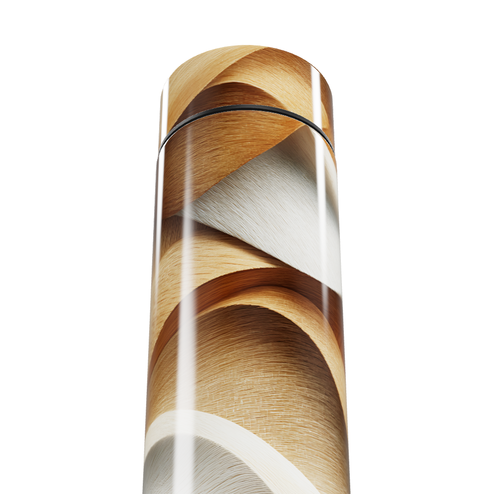 Garrafa Térmica Touch - Design Madeira Moderno