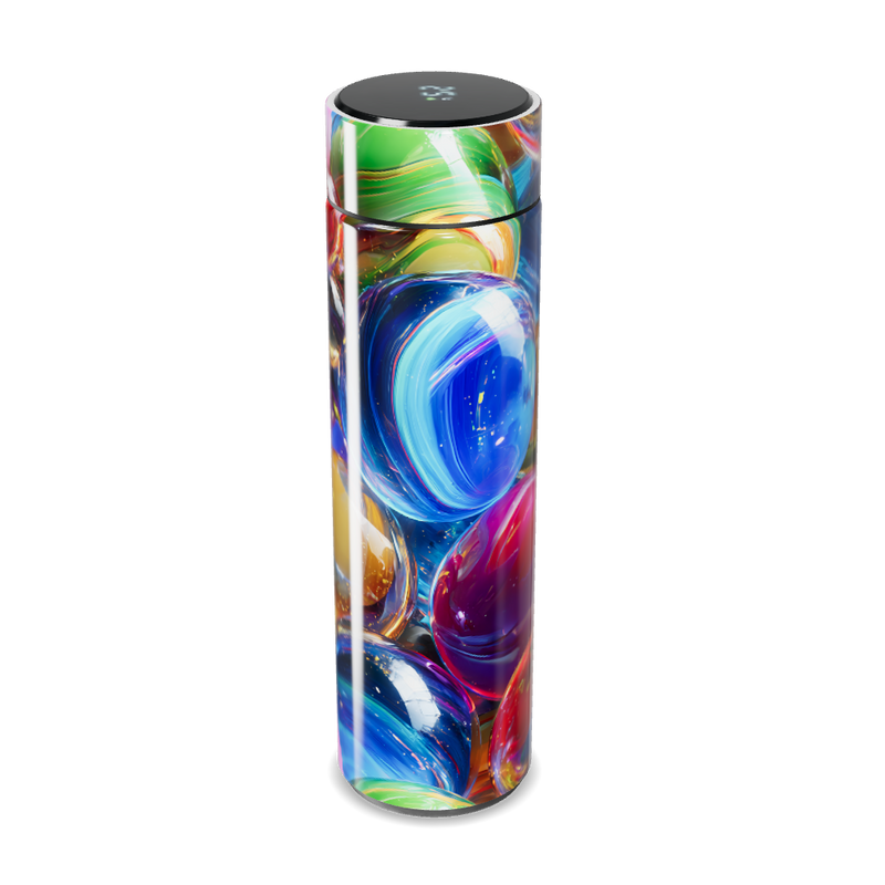 Garrafa Térmica Touch - Estampa Colorida Vidro