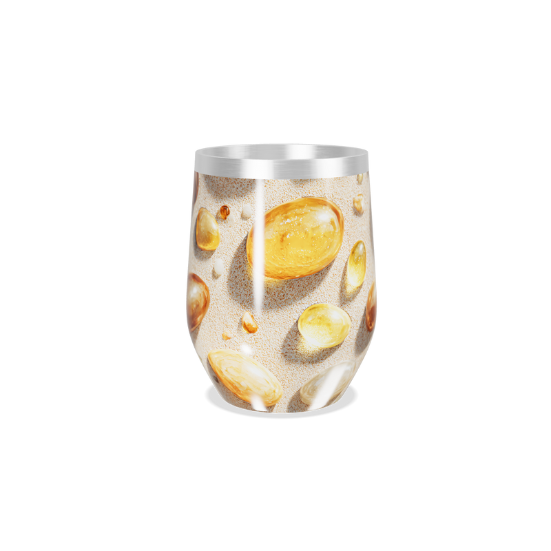 Copo Térmico Slim - Estampa Pedras Decorativas