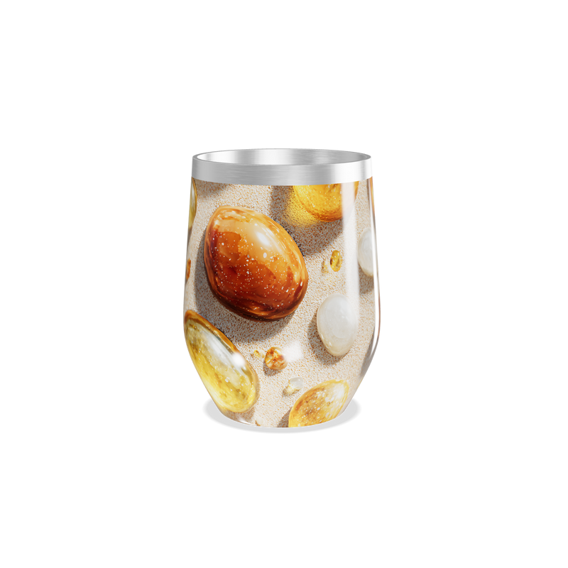 Copo Térmico Slim - Estampa Pedras Decorativas