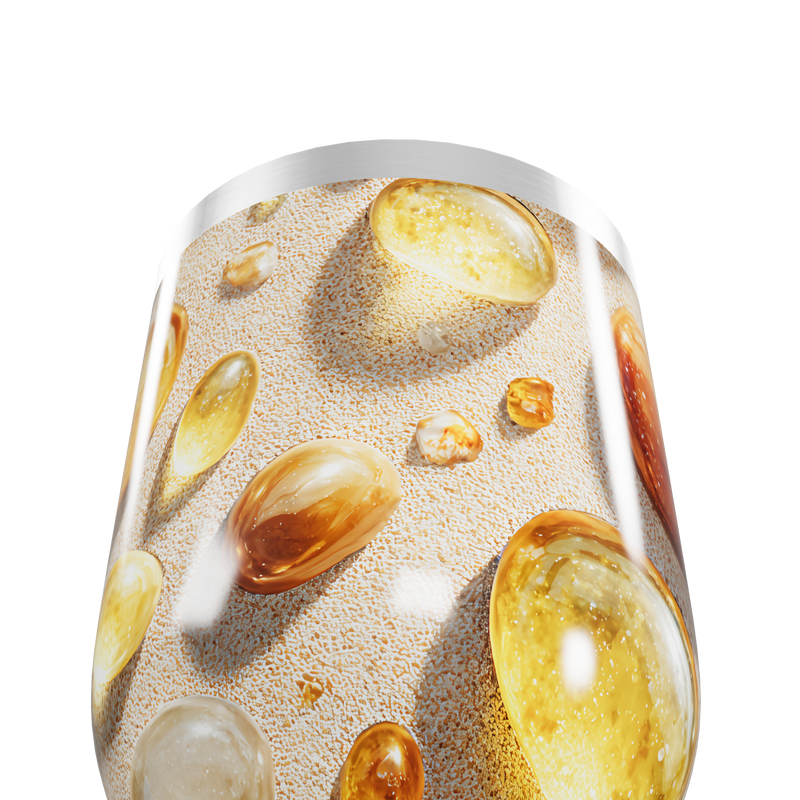 Copo Térmico Slim - Estampa Pedras Decorativas