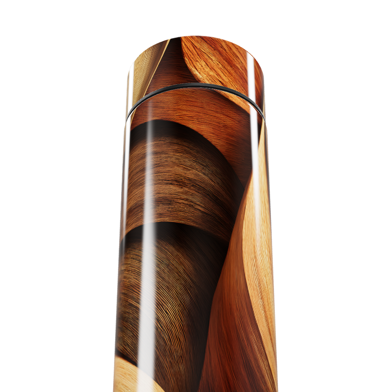 Garrafa Térmica Touch - Estampa Madeira