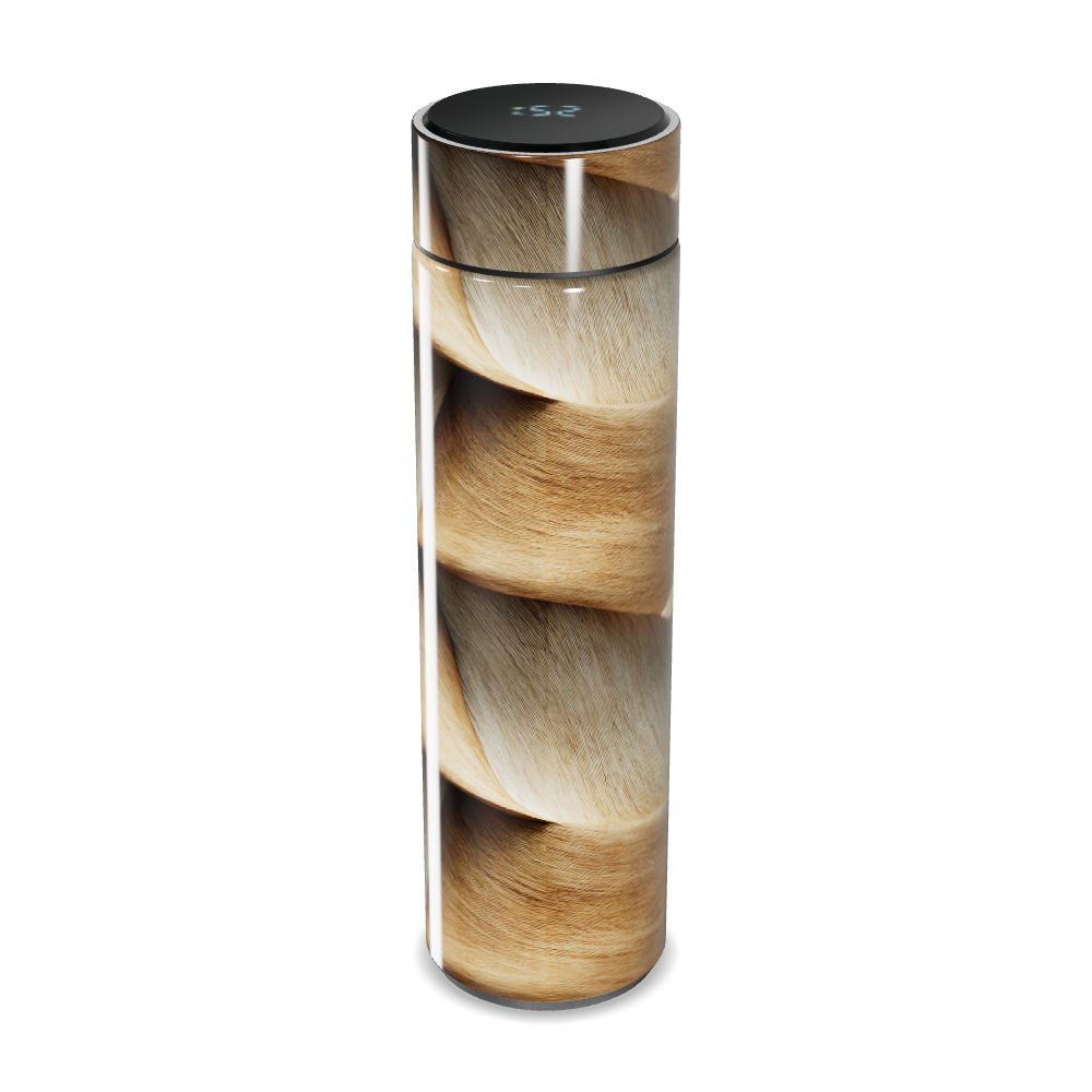 Garrafa Térmica Touch - Madeira Espiral