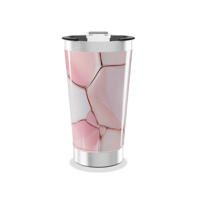 Copo Térmico - Rosa Marmorizado