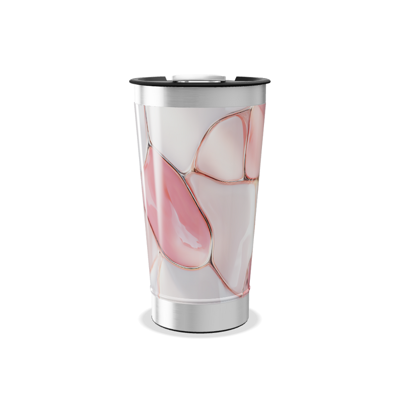 Copo Térmico - Rosa Marmorizado