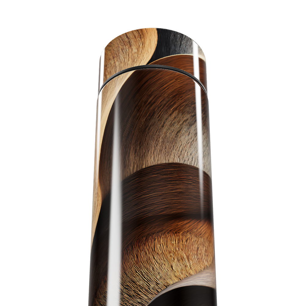 Garrafa Térmica Touch - Estampa Madeira Digital