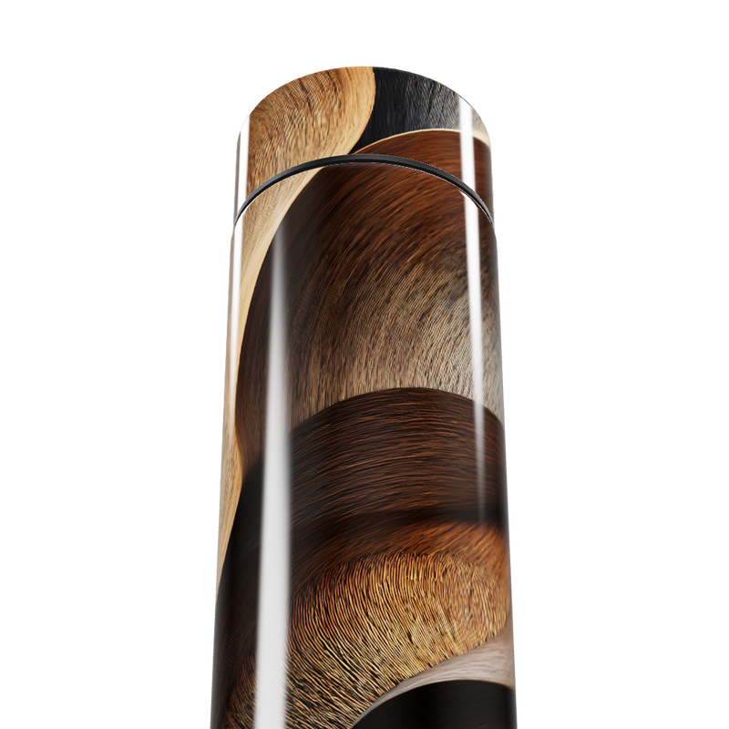 Garrafa Térmica Touch - Estampa Madeira Digital