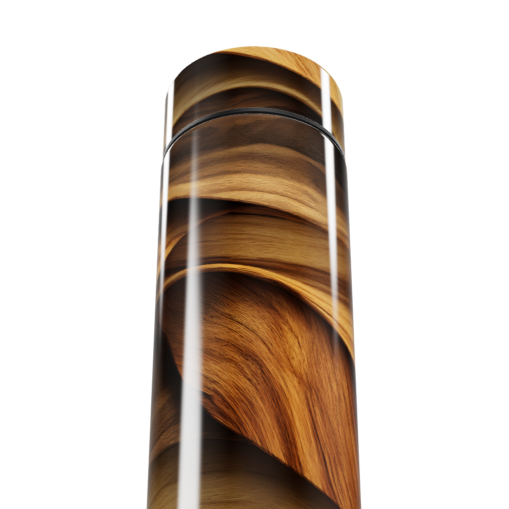 Garrafa Térmica Touch - Estampa Madeira Digital