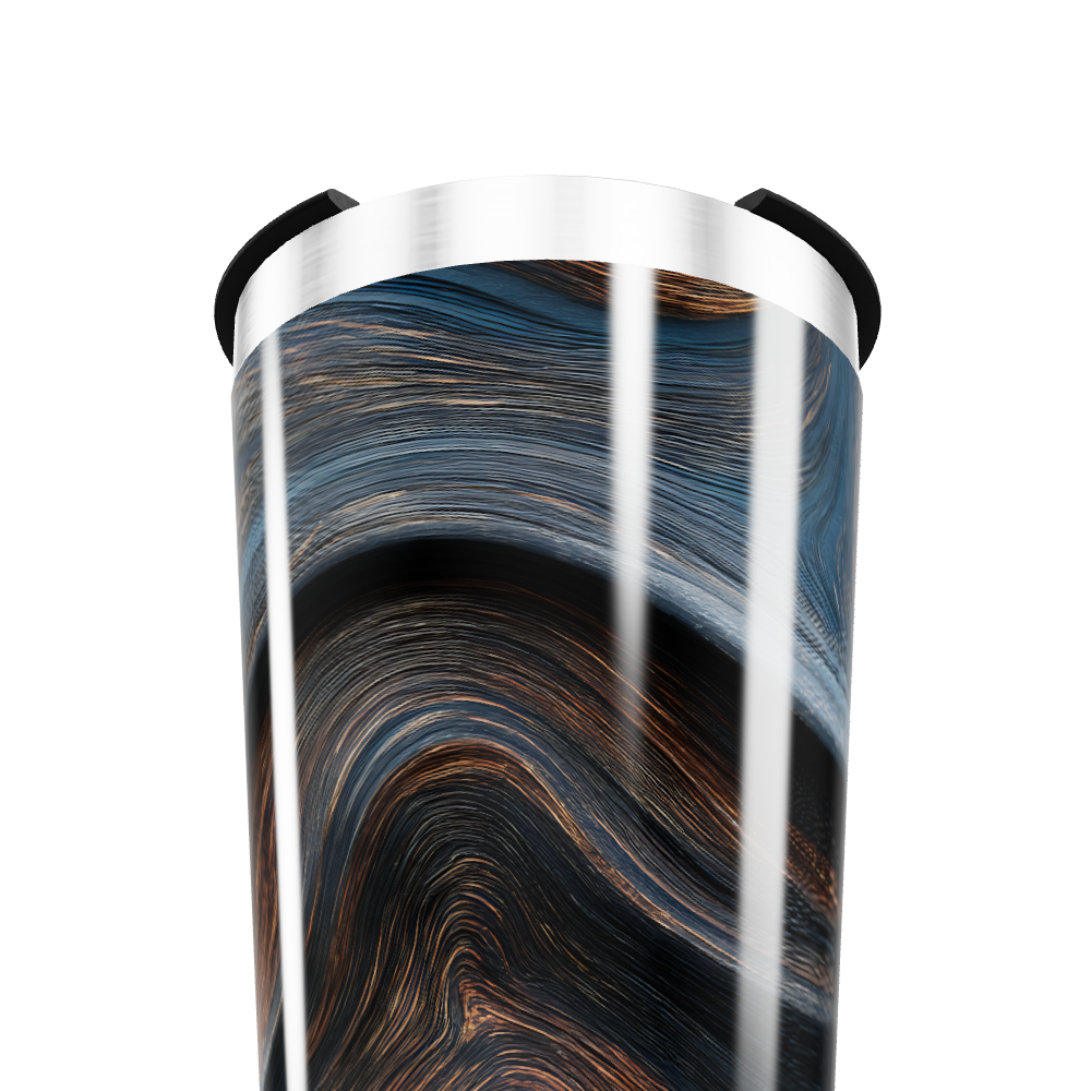 Copo Térmico - Estampa Mármore Azul