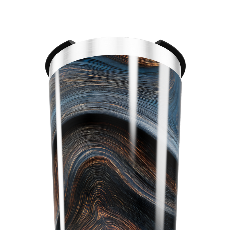 Copo Térmico - Estampa Mármore Azul