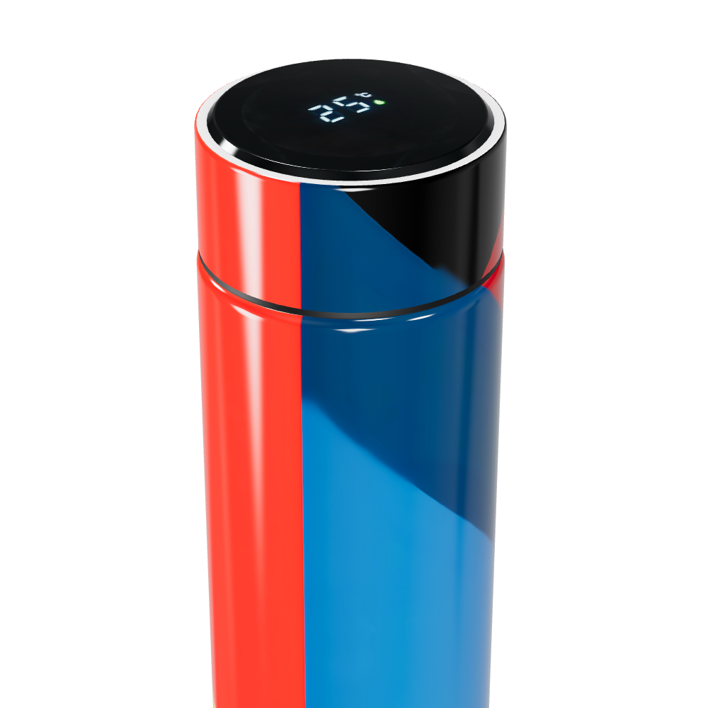 Garrafa Térmica Touch - Colorida com Display Digital