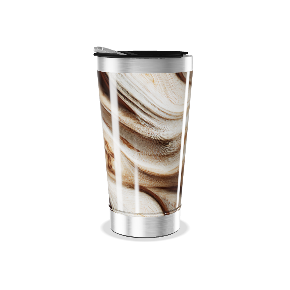 Copo Térmico - Estampa Mármore Marrom