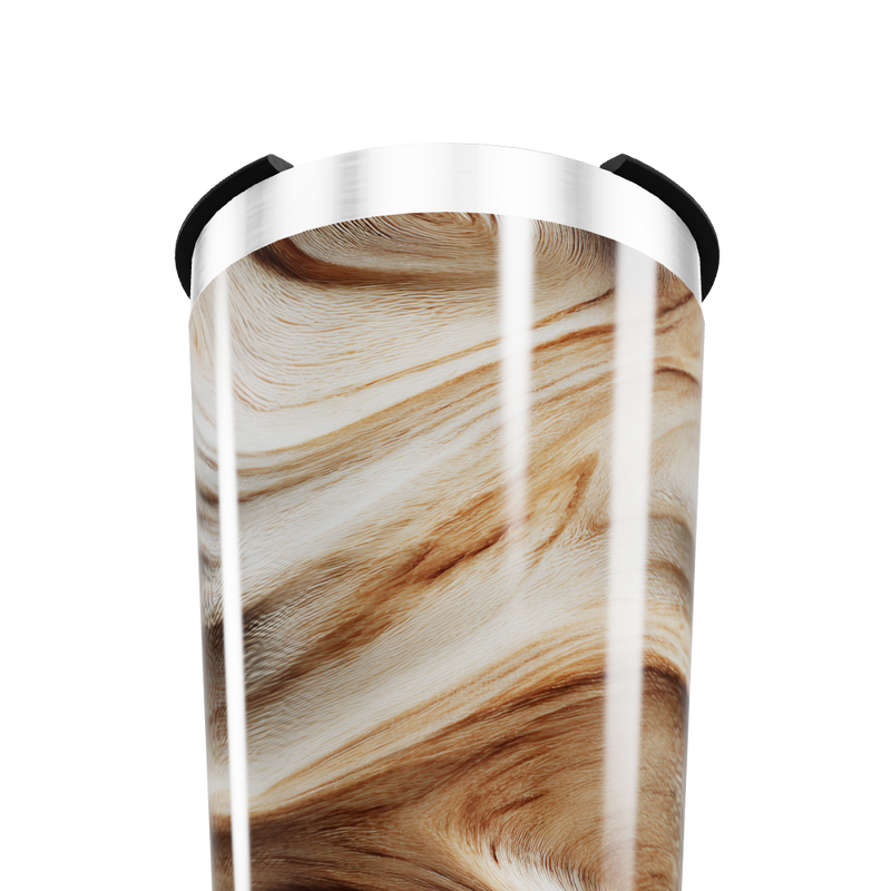 Copo Térmico - Estampa Mármore Marrom