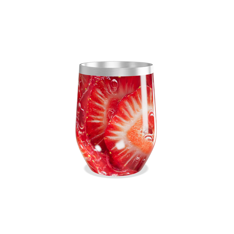 Copo Térmico Slim - Estampa Morangos